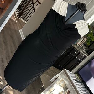 NWT:  Stunning Ralph Lauren Black and White Dress